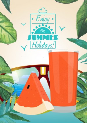 Enjoy The Summer Holiday with Watermelon Lemonade